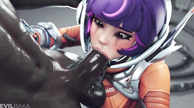 Juno's Delicious Blacked Blowjob Experience with Evilbaka