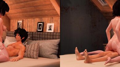 Aunt Cass' Forbidden Fuckfest in Virtual Reality