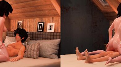 Aunt Cass' Forbidden Fuckfest in Virtual Reality