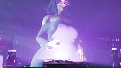 Jiggling around in her new outfit, the seductive Hex Maniacs ass was hard to miss.