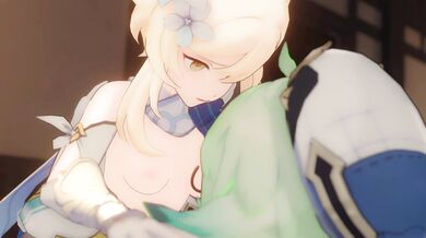 'A Lumine and Tops Love Affair with a Futa Sugar Baby in Clothes, Filmed in 1080p Quality by infected_heart'