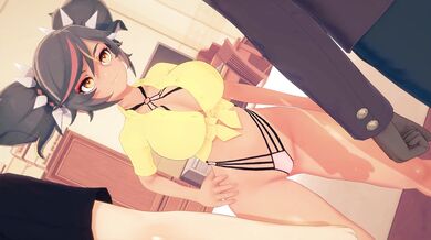 'Makena Makes a Love Connection with Two Guys in Double Penetration Action with Rimuru-kun'