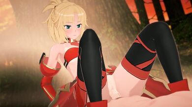 Forest Fuck Fest with MordredFans!