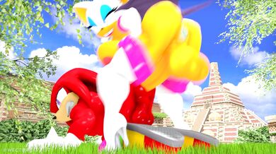 Futa Rouge and Knuckles