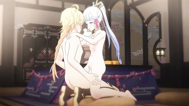Kiss My Tits, Sailor! A Genshin HMV Pose XXX Parody