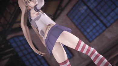 Love Me If You Can't - Shimakaze x Popipapi [MMD R18]