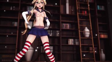Naughty Student Shimakaze Gets Fucked Hard by Her Teacher in 'Hello, How are you (ver. 2) [MMD R18] Popipapi'