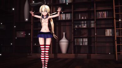 Naughty Student Shimakaze Gets Fucked Hard by Her Teacher in 'Hello, How are you (ver. 2) [MMD R18] Popipapi'