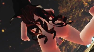 Witch Futanari's Lewd Rendezvous