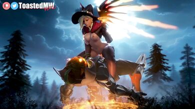 Mercy Rides Reaper's Meaty Sword in New XXX Scene (SNEAK PEAK)