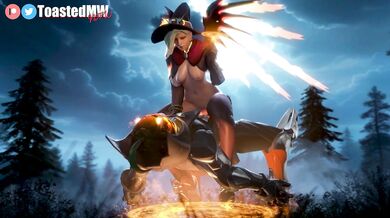 Mercy Rides Reaper's Meaty Sword in New XXX Scene (SNEAK PEAK)