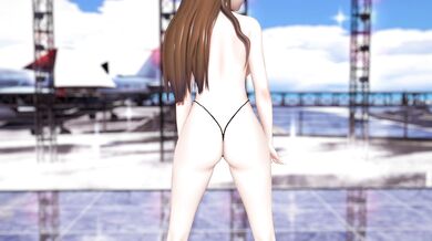Bunny Style Bikini Striptease 4K