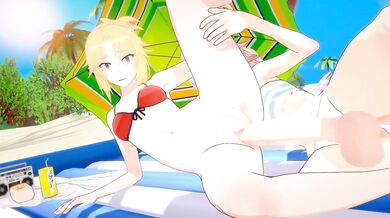 Astolfo Busts a Nut Inside Mordred's Tight Asshole in 'MordredFans - Astolfo Fucks Mordred 1'