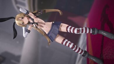 Girl with Horny Tongue Gives Blowjobs at the Beach [MMD R18]