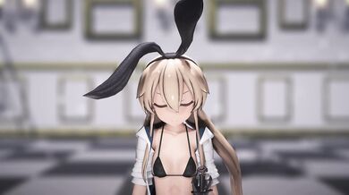 Avoiding Ambiguity with Shimakaze in 'Popipapi' MMD Porn