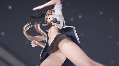 Avoiding Ambiguity with Shimakaze in 'Popipapi' MMD Porn