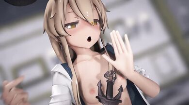 Avoiding Ambiguity with Shimakaze in 'Popipapi' MMD Porn