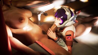 Porn Star Juno Takes on Overwatch's Pharah in a Midnight Swami Threesome