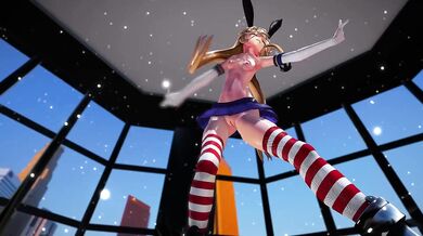 Dear My Future! - Shimakaze's Wet Popipapi Adventure [R18 MMD Hentai]