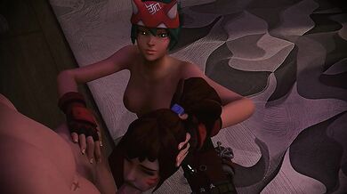 D.Va's Abuse of Kiriko