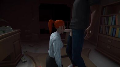 Lana's Blowjob Bonanza in the Boss' Lair