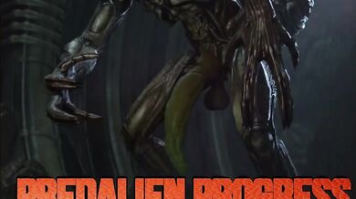 Busty Space Babe Battles Tentacled Beast on Alien World!