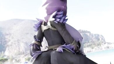 Raven's Reverse Cowgirl Ride