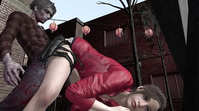 Claire Gets Pounded on the Streets