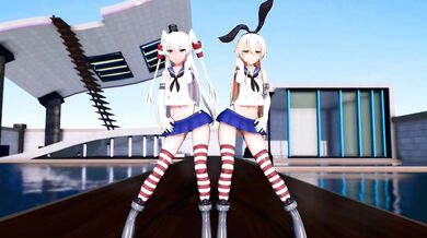 Naughty Navy Girls Get Wet and Wild in the Bedroom with a Steamy Lesbian Makeout Session [NSFW]