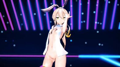 Shimakaze's Sheepish Desires Fulfilled by the God of Pleasure in MMD R18 Clip