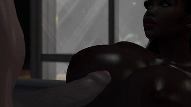 Tasting her first Black Cock, she sucks it like a pro.