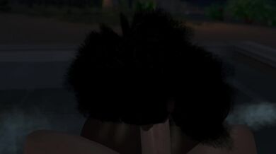 Tasting her first Black Cock, she sucks it like a pro.