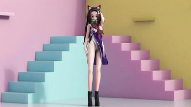 Nezuko, the Sexy Robot Maid - Mixed with MMD and No.6