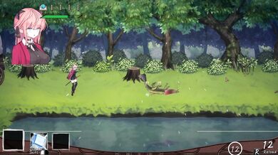 Vivi's Magical Reptilian Attack on the Island