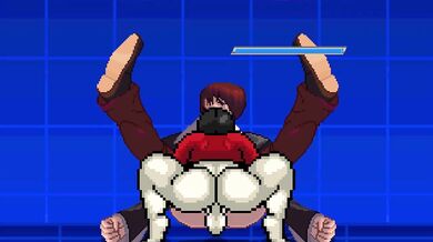 Yagami Iori butt-f*cked by insatiable MUGEN slut, Noroko