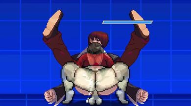 Yagami Iori butt-f*cked by insatiable MUGEN slut, Noroko