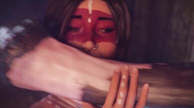 Lara Croft's Wild and Unbridled Ride with a Horny Tribal Warrior