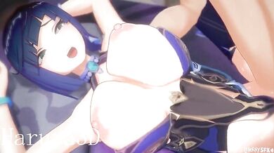 Genshin Impact - Rough Fucking with Yelan