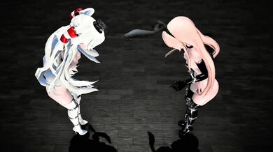 Naughty Nights with the Shimakaze and Amatsukaze Sisters in 'Good Night Kiss' from GenesisMMD