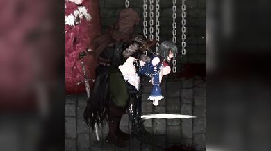 Aradia's DP Gangbang with Bandit and his Crew