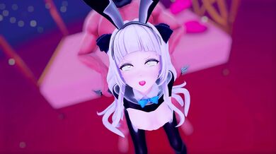 Inverted Bunny Suit Orgy with Shion Murasaki in HMV Part 3 (紫苅しおん 反転ビニースーツの邪道欠落 ＨＭＶパート３)