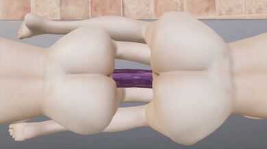 Watch Nina & Anna's Shared Dildo Action!