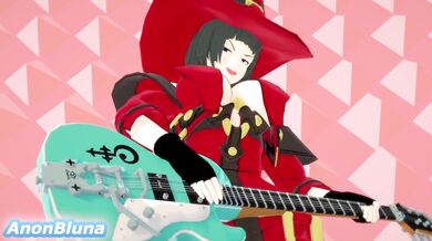 Time Freezes as I-No Pleasures Herself