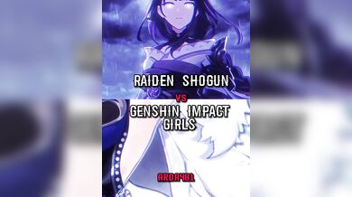 Raiden Shogun vs. Genshin Impact Bitches | Anal, Deepthroat, Bukkake