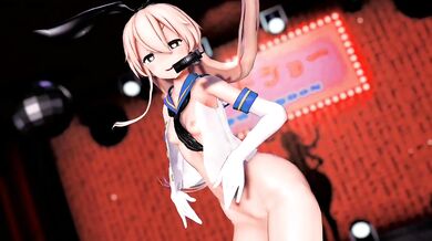 Uncontrollable Urges: Shimakaze in 2 minutes of Raw, Unbridled Lust [MMD R18]