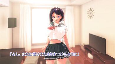 The Busty JK Living on the Same Floor Accidentally Came into My House, So I Took Advantage of Her.