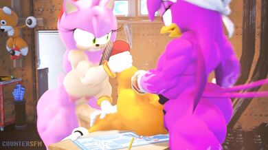 Amy & Wave's Tail-Smashing Orgy