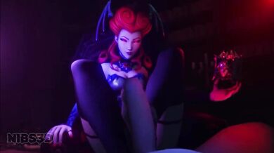 Lilith's Footjob POV Fucking with Coombot3D