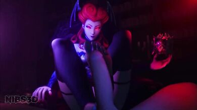 Lilith's Footjob POV Fucking with Coombot3D