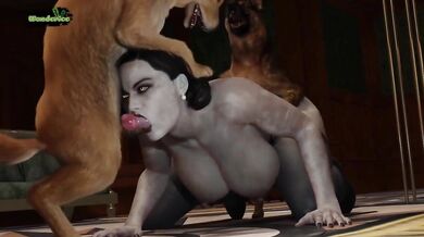 The Lady Dimitrescu and her Furry Fiends